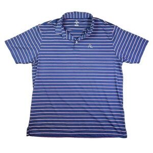 Rhoback USA Flag American Golf Polo Shirt Logo Red White Blue XL Men